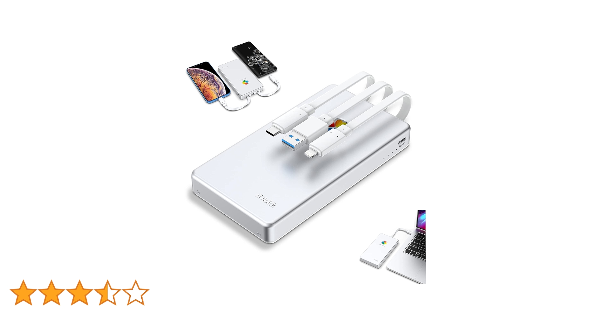 Amazon.co.jp: 【APPLE mfi認 4096GB iPhone16対応】iDiskk iPhone 外